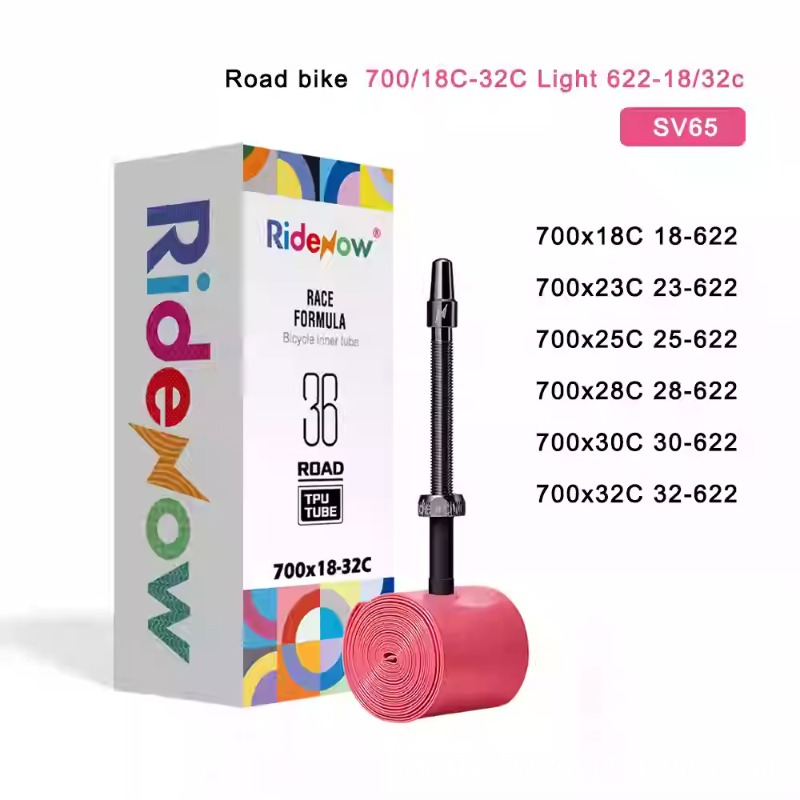 Inner Tube 700C - Ridenow Upgraded Metal Nozzle 700c Tpu