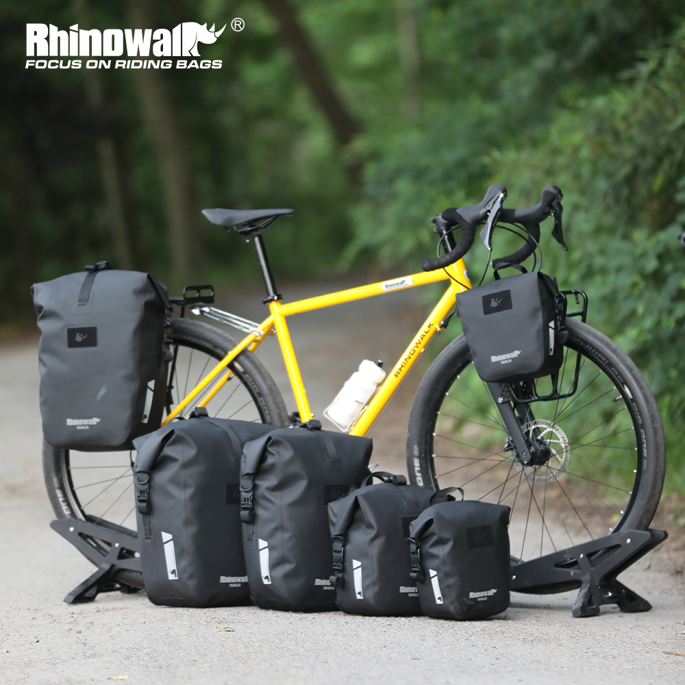 Cycling Commuter Backpack Waterproof - Rhinowalk Bike Pannier Side Bag Quick