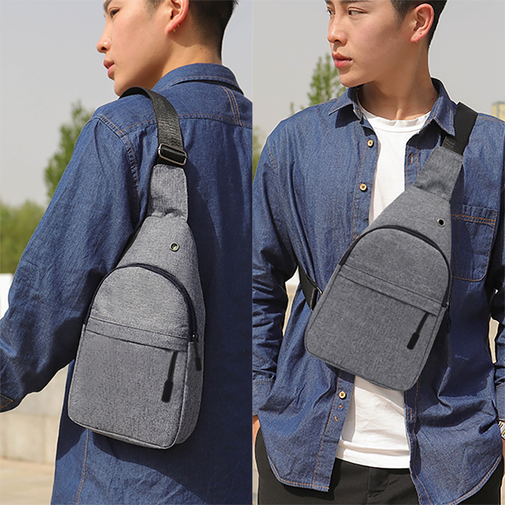 Single Shoulder Men Chest Bags - đánh giá và giá Cycling Commuting