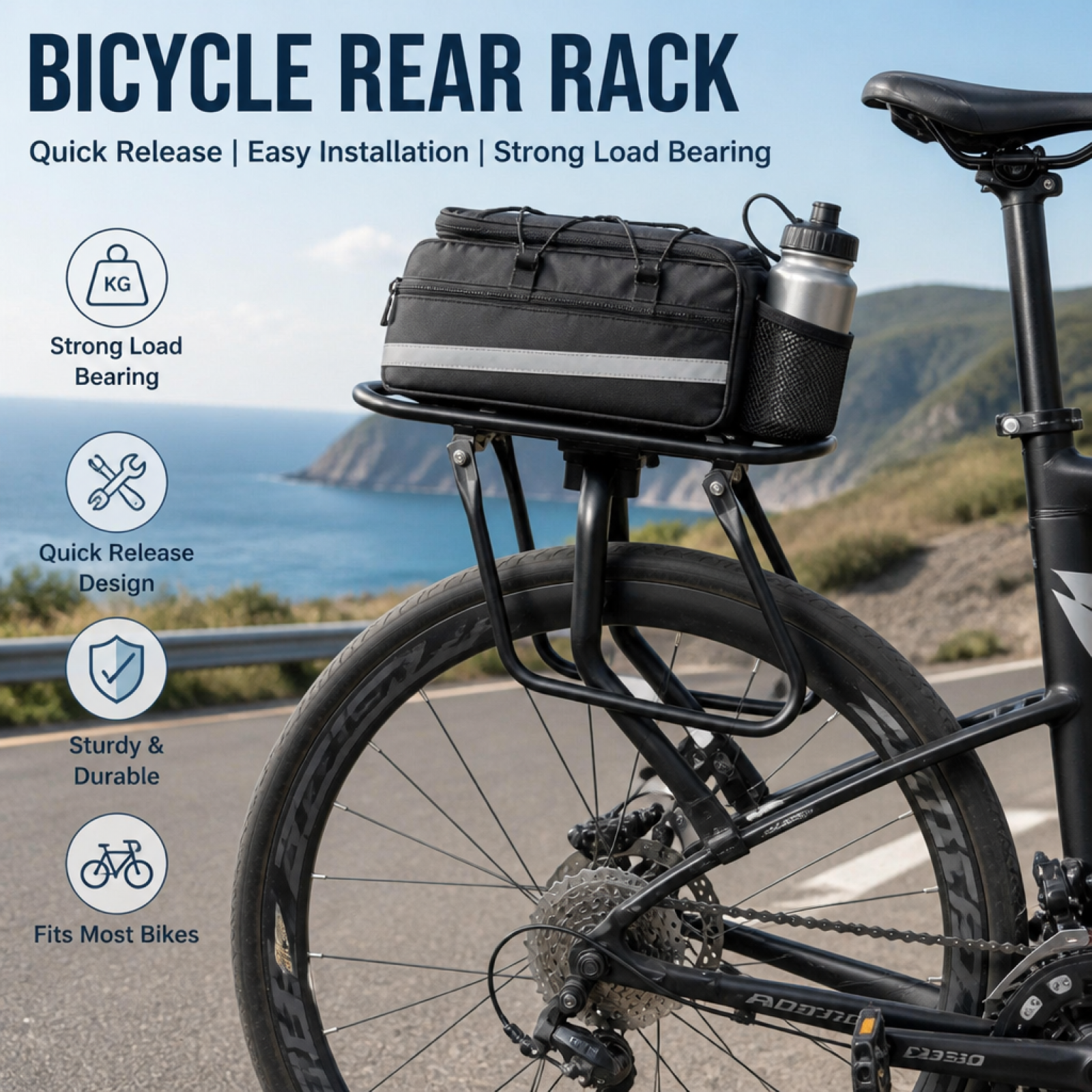 Quick Release Cycle Cargo Rack - đánh giá và giá Cycling Commuting