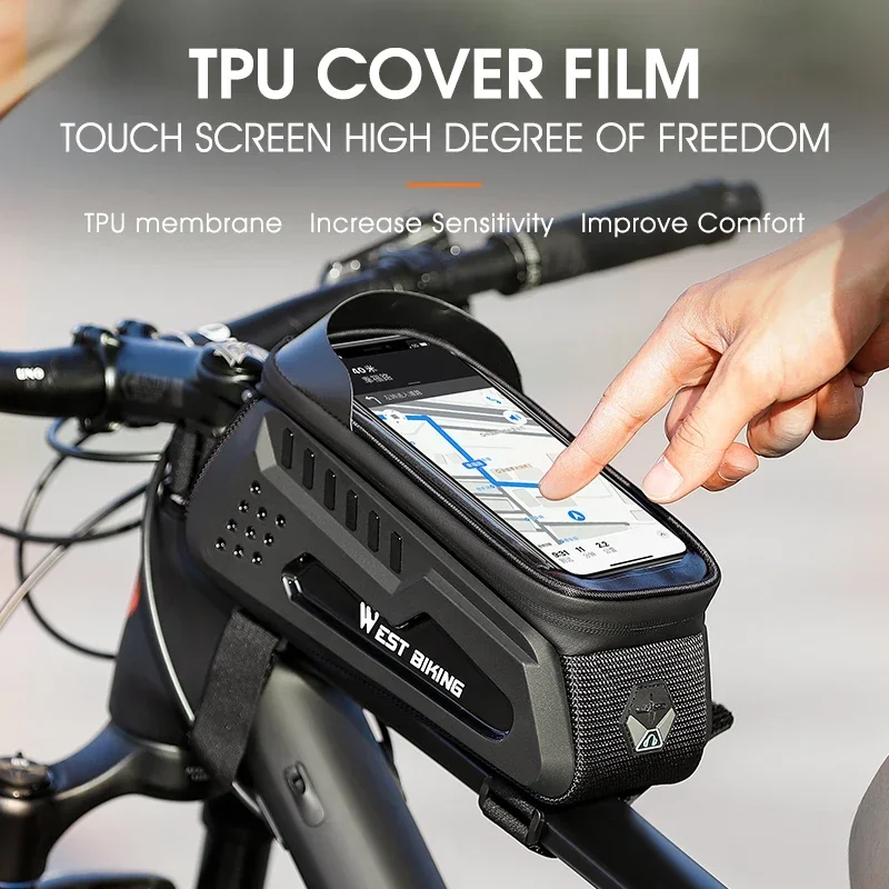 WEST BIKING Hard Shell TPU Bic - đánh giá và giá Cycling Commuter Backpack Waterproof