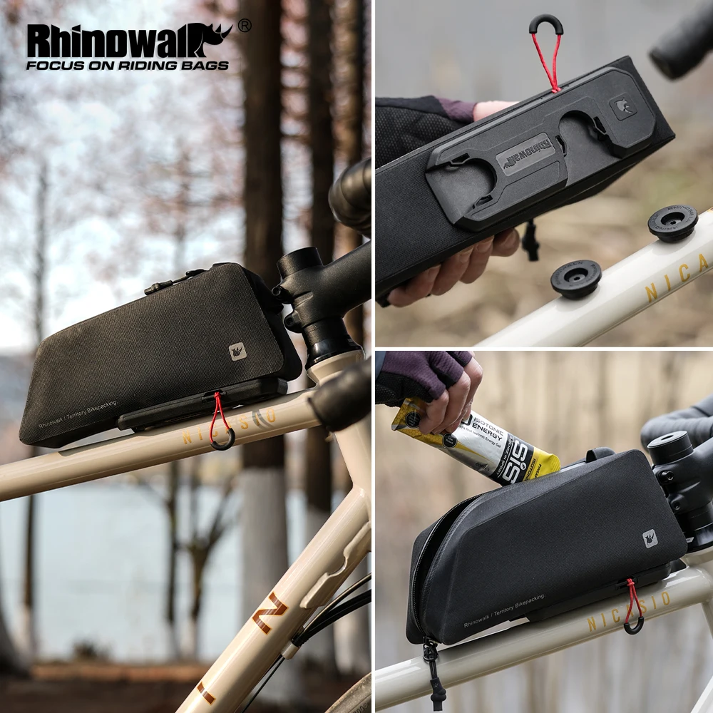 Rhinowalk Bike Top Tube Bag Qu - đánh giá và giá Cycling Commuter Backpack Waterproof