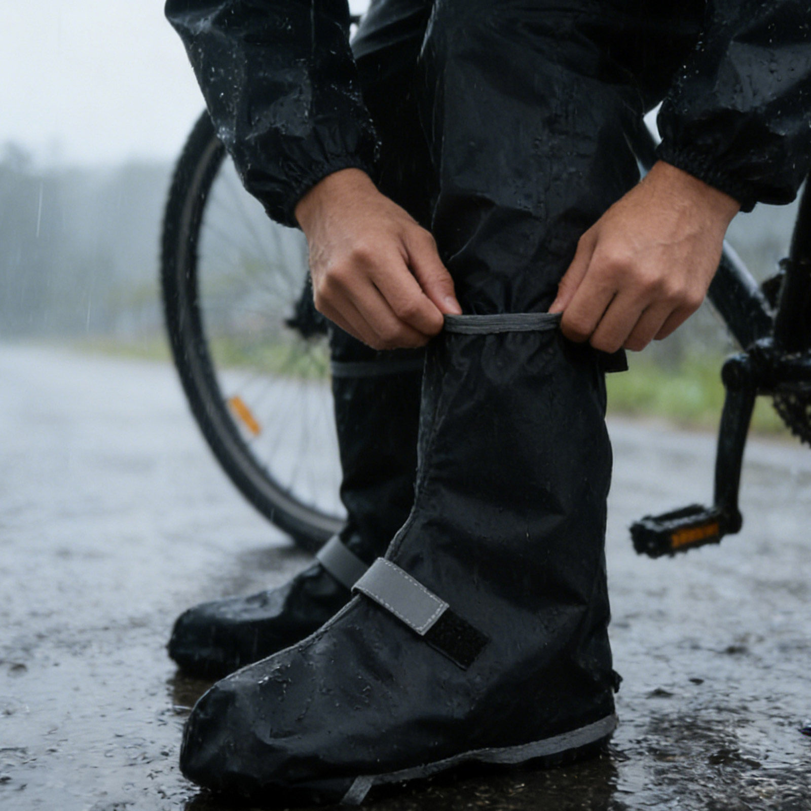 1Pair Waterproof Cycling Shoe  - đánh giá và giá Cycling Shoes For Commute