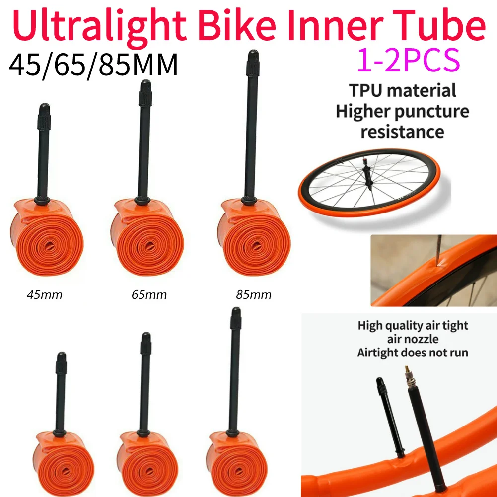 1-2Pcs Ultralight Bike Inner T - đánh giá và giá Inner Tube 700C