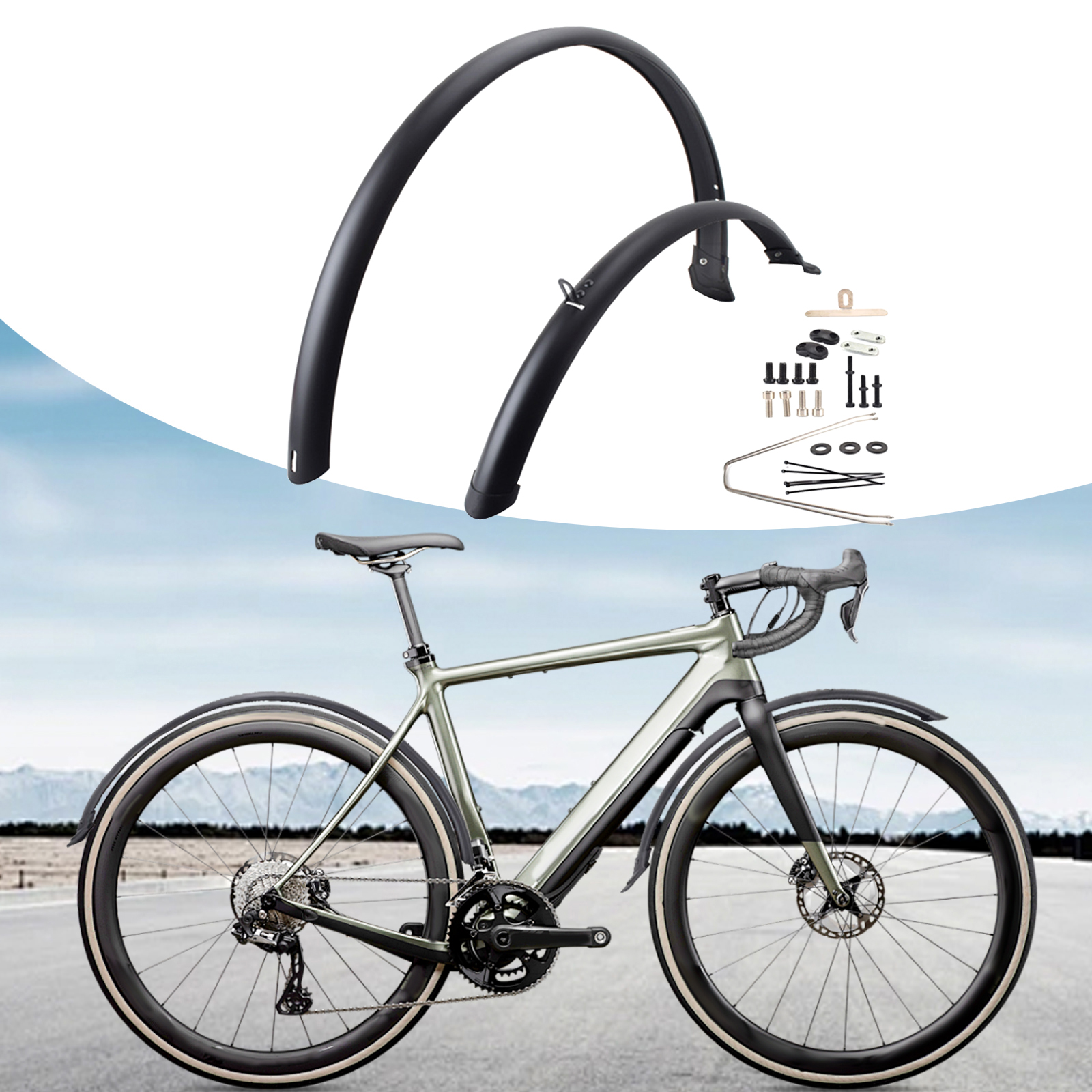 2pcs Road Bike Fenders Bicycle - đánh giá và giá Fender Mudguard Set