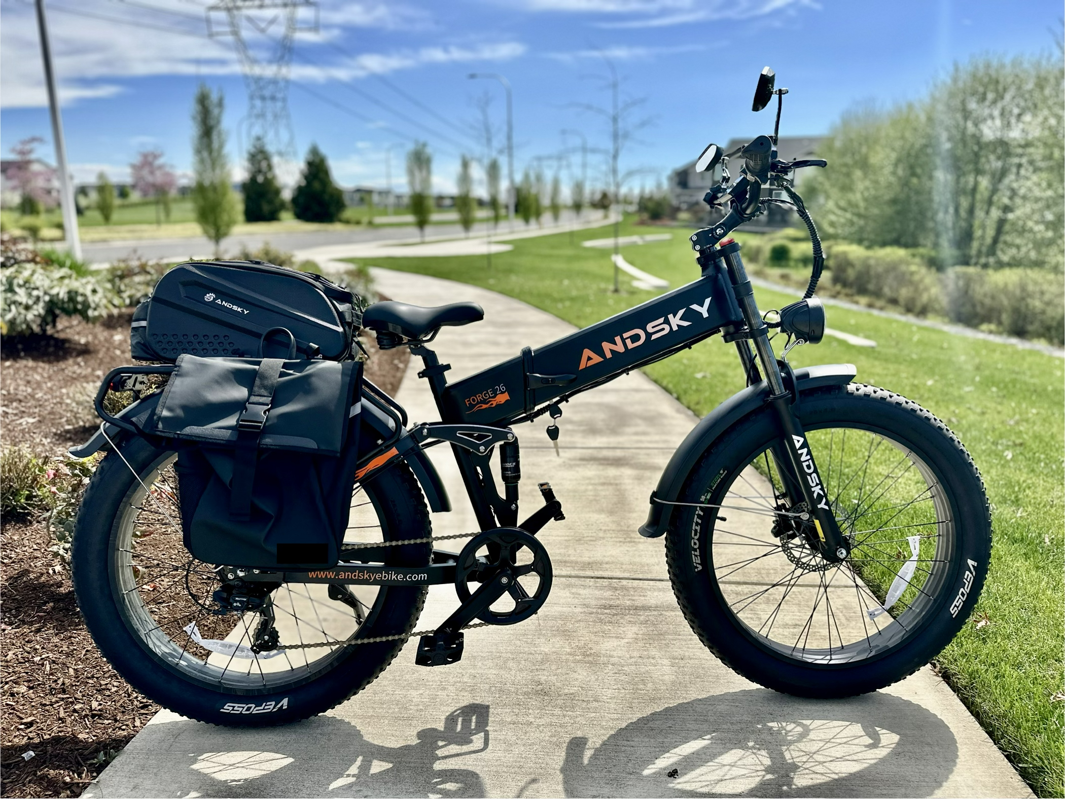 ANDSKY Forge 26 Full-Suspensio - đánh giá và giá Commuting On Mountain Bike