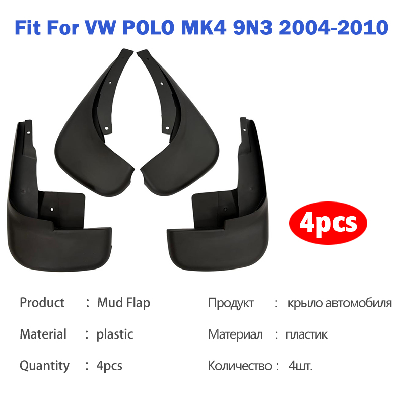 2004-2010 For VW Volkswagen PO - đánh giá và giá Fender Mudguard Set