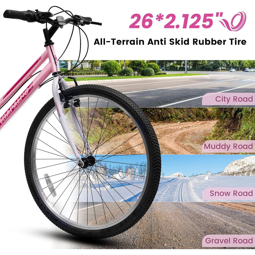21-Speed 24/26 Inch Women's Mo - đánh giá và giá Cycling Commuting