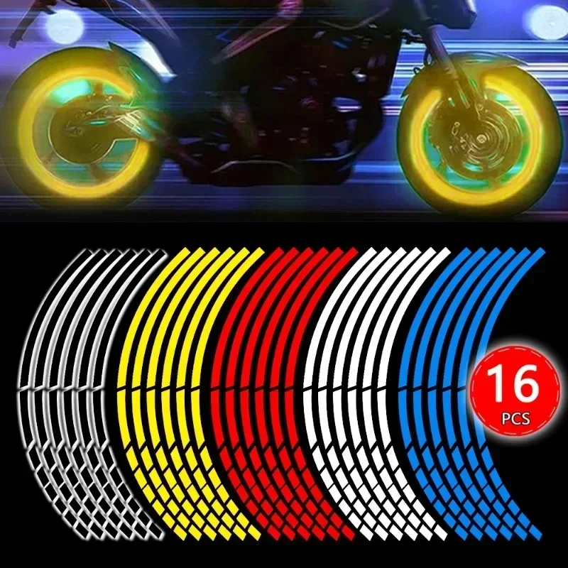 8Pcs/set Reflective Wheel Rims - đánh giá và giá Spoke Reflector Set
