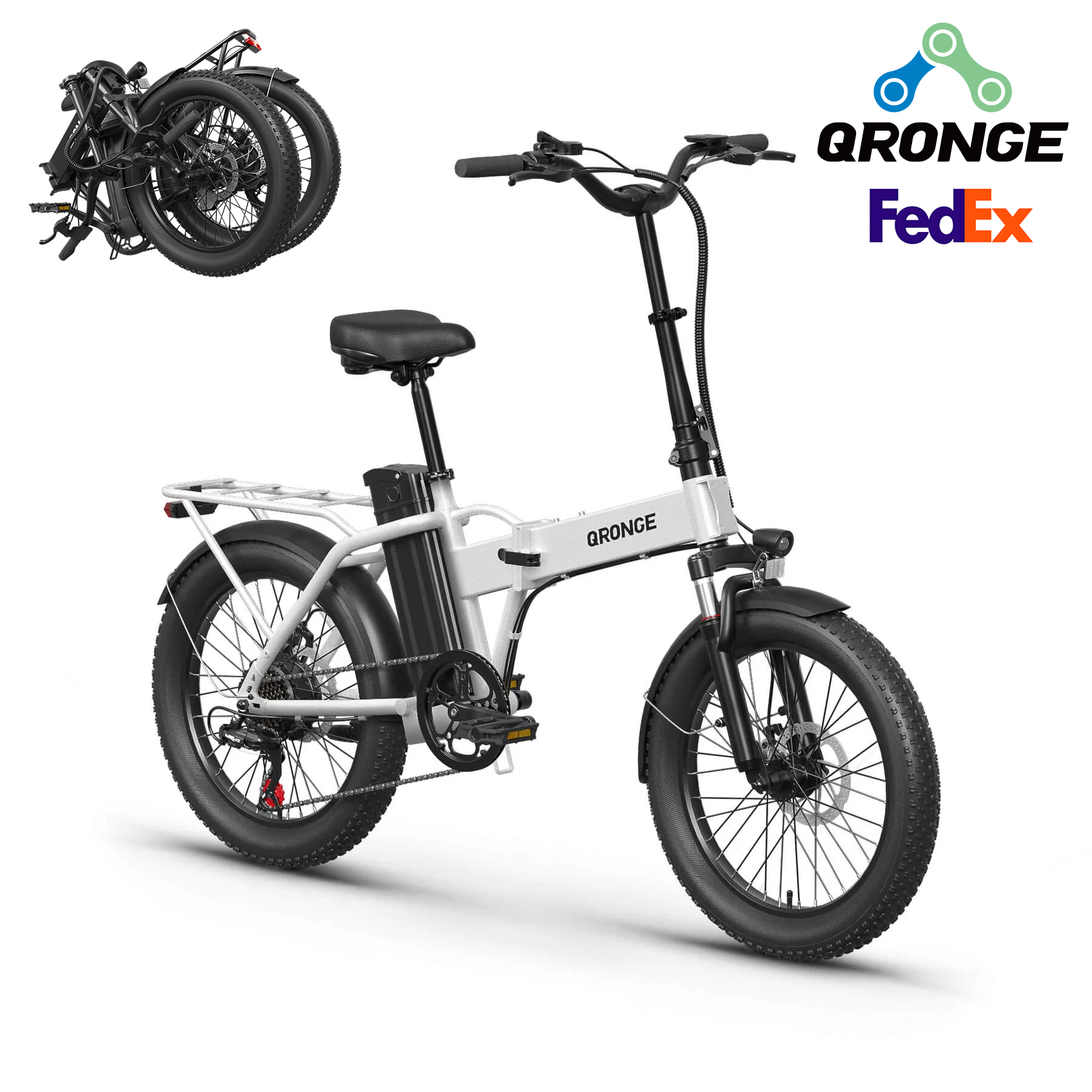QRONGE Waterfall Folding Elect - đánh giá và giá Commuting With Bike